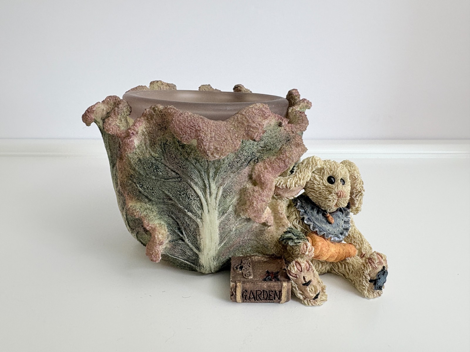 Boyds Bears & Friends #27750 Daphine...in the Cabbage Patch Votive Hldr -Retired
