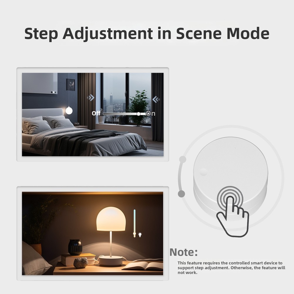 For Tuya For Zigbee Smart Switch Wireless Remote Control for Custom Scenes