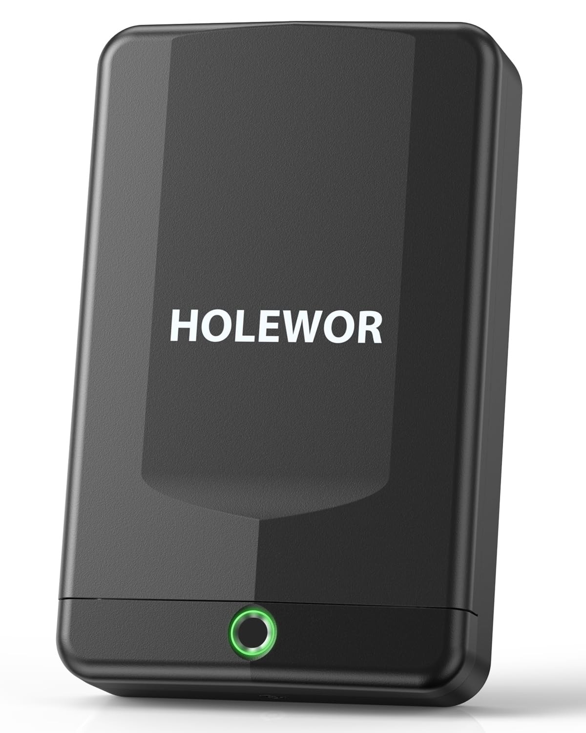 HOLEWOR Gun Safe Small Pistol Biometric Lock Box for Small, Black