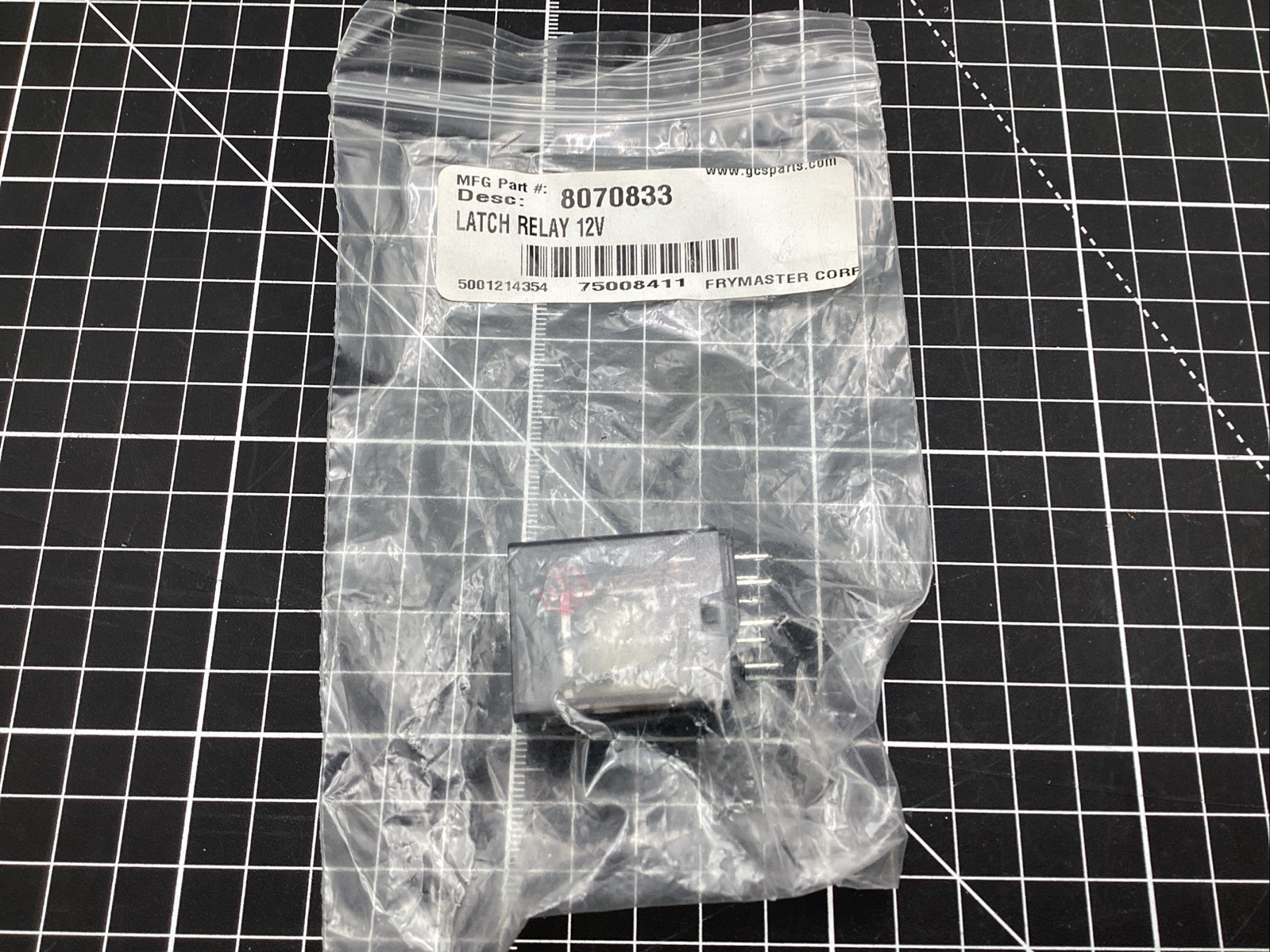807-0833-- *New* Genuine OEM FryMaster   Relay 12V 5A DPDT **FREE SHIPPING**
