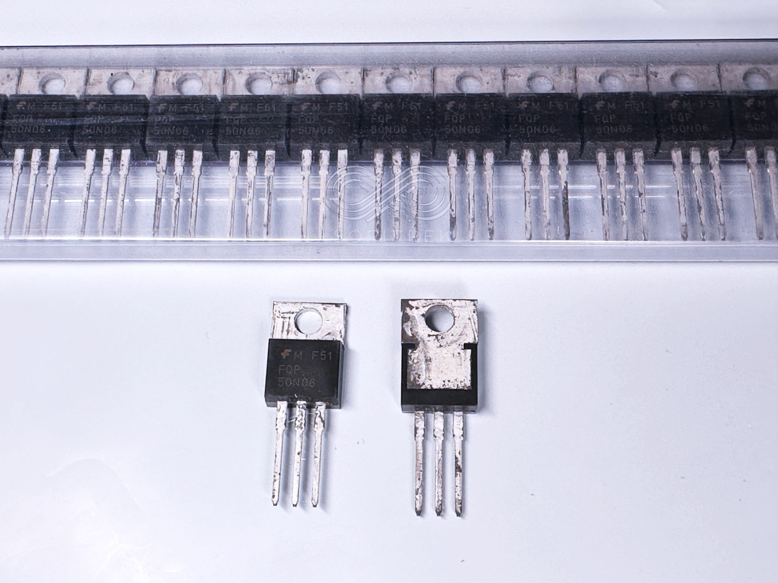 10X FQP50N06 50N06 Fairchild N-Channel Power MOSFET 60V 50A 120W 0.22Ohm TO-220
