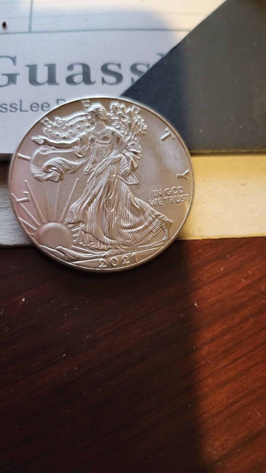 2021 silver dollar DECORATIVE