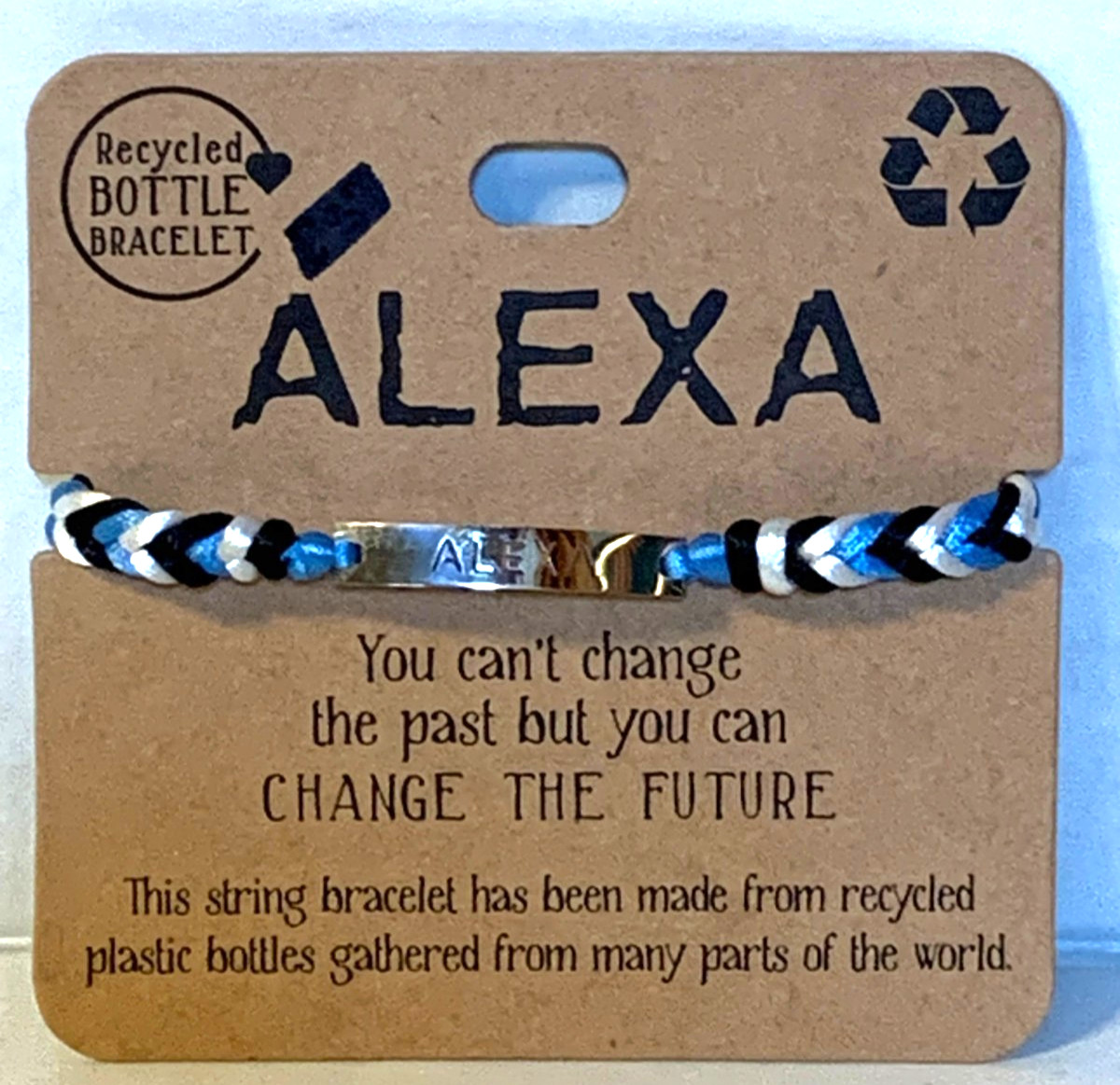 ALEXA   ♻Recycled Bottle Bracelet ~Brand New ~ Great Gift 🎁