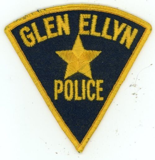 ILLINOIS IL GLEN ELLYN POLICE NICE SHOULDER PATCH SHERIFF