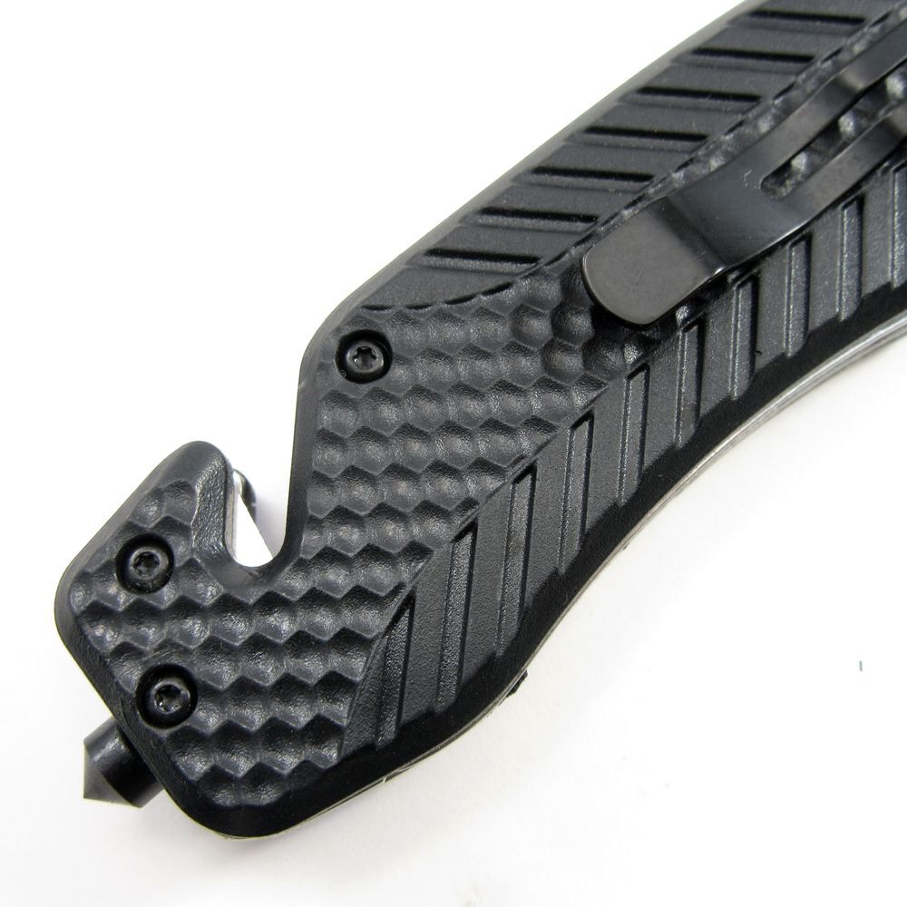 NEW Pocket Knife Spring-Assist Folding Blue Black Blade Camo Hunter Tactical EDC