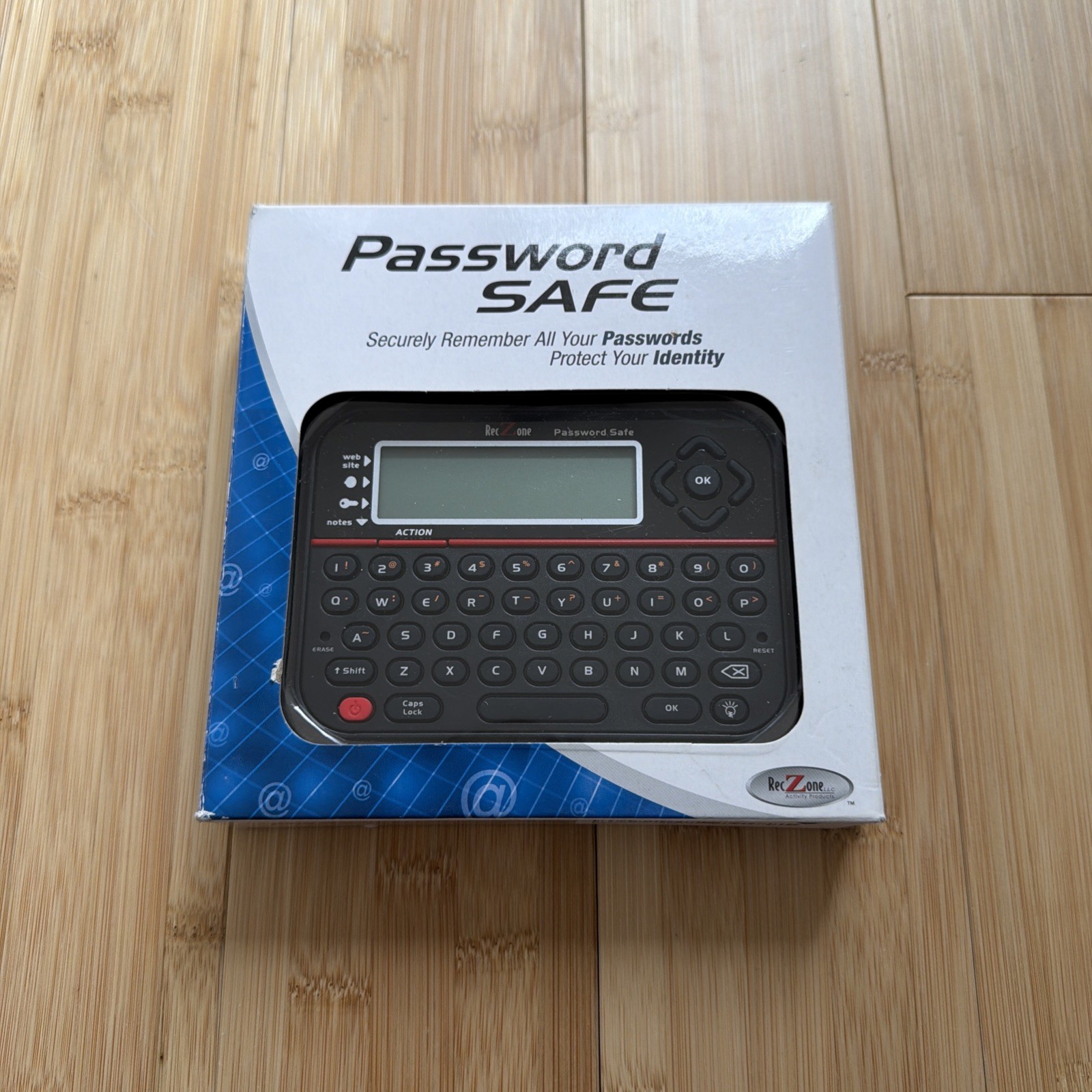 New Password Keeper Safe Vault Password Organizer RecZone Model 595