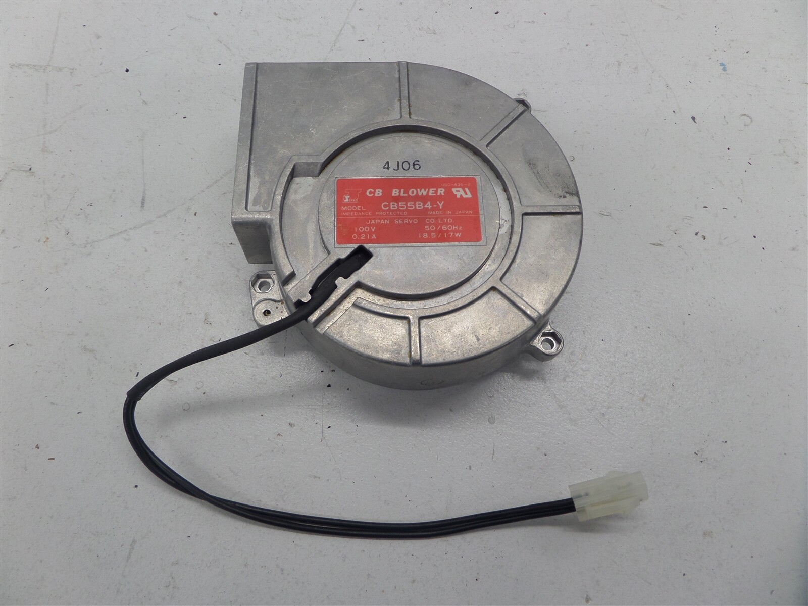 Japan Servo CB55B4-Y AC-Fan/Blower 100V 50/60Hz 0.21A 18.5/17W
