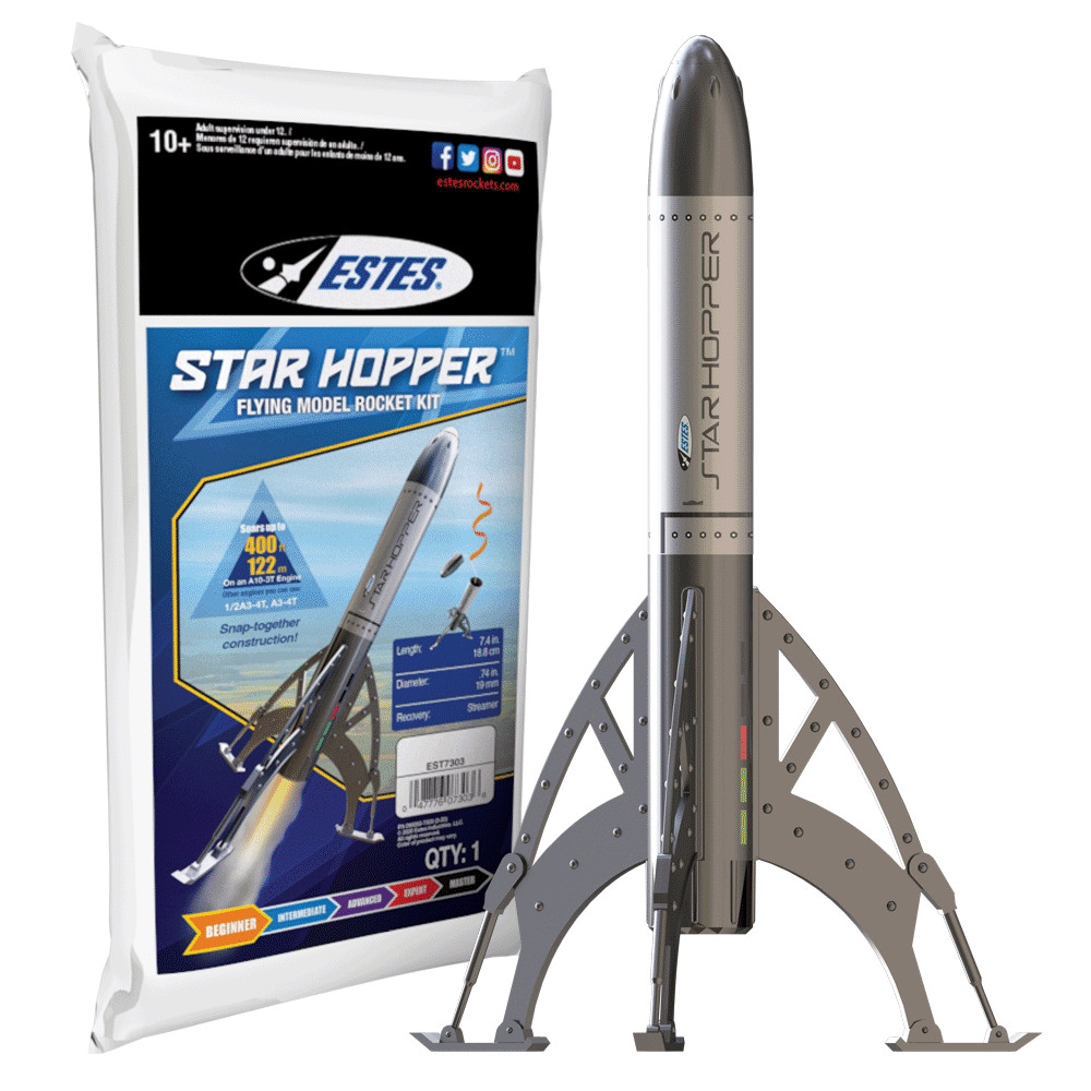 Estes Flying Model Rocket Kit Star Hopper   EST 7303