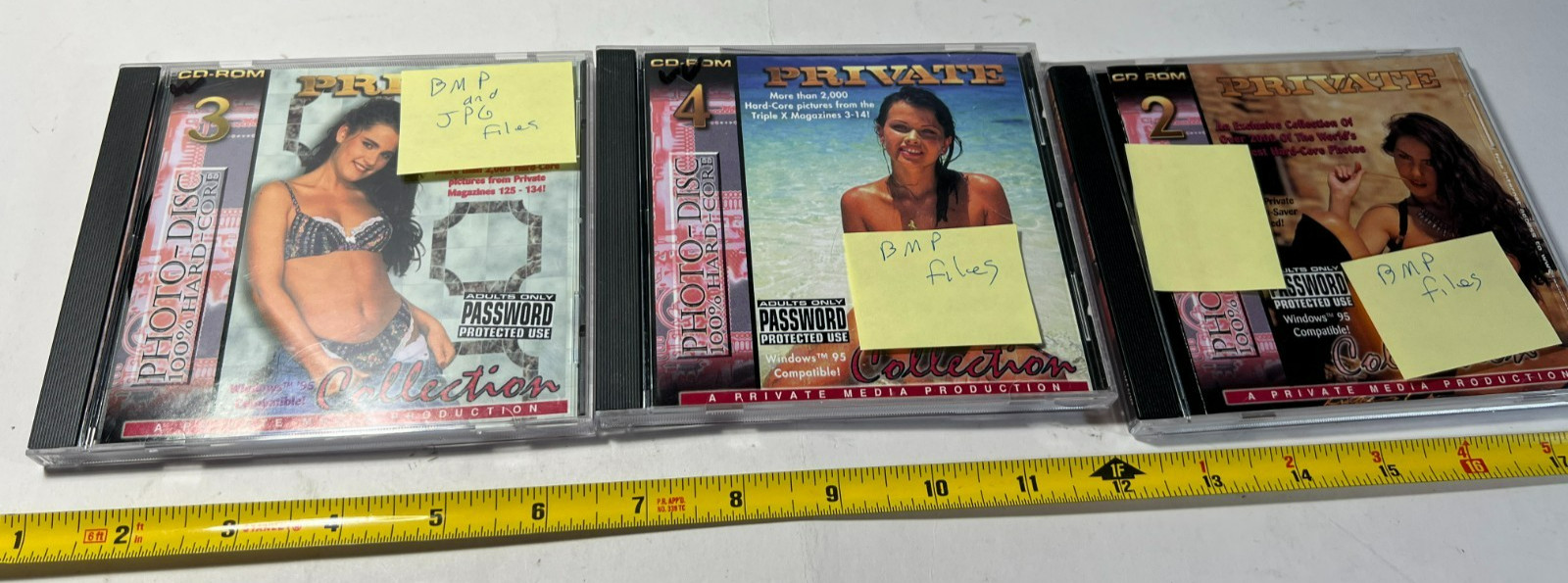 VINTAGE Glamour BMP JPG Photograph files Models Nude swimsuit 3 cds KK