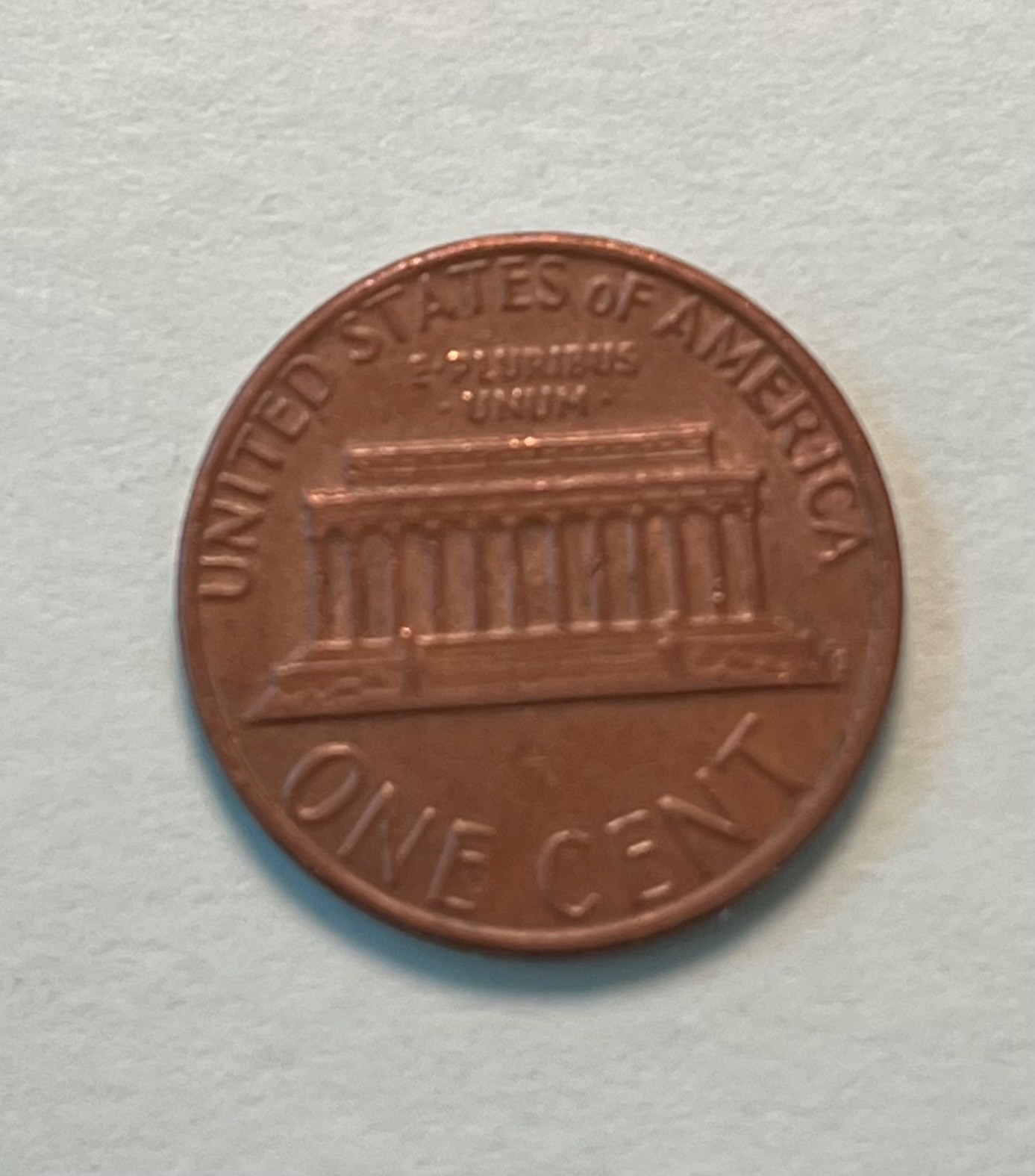 1981 Lincoln Memorial Cent Off Center Strike Error