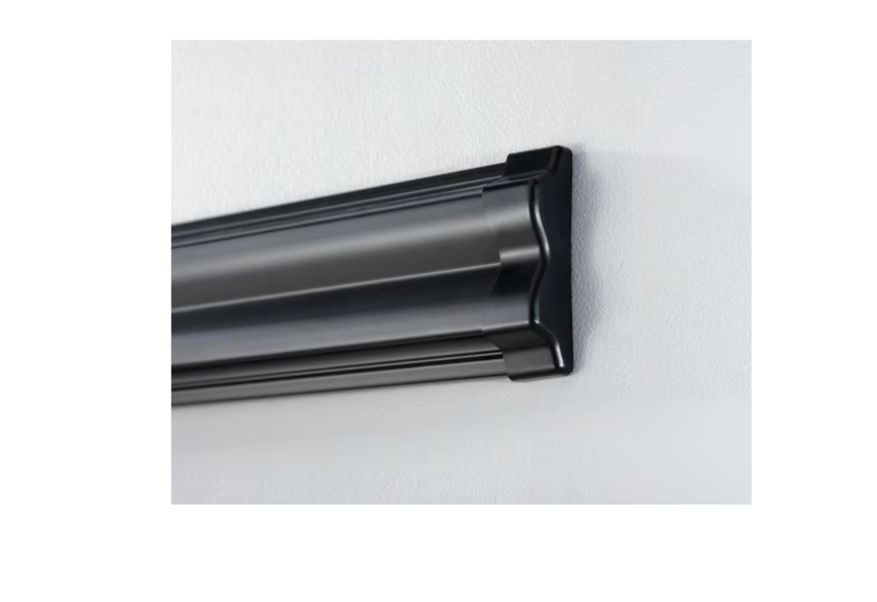 Kobalt 32-in Black Plastic Storage Rail Multipurpose Garage Wall Organizer Home