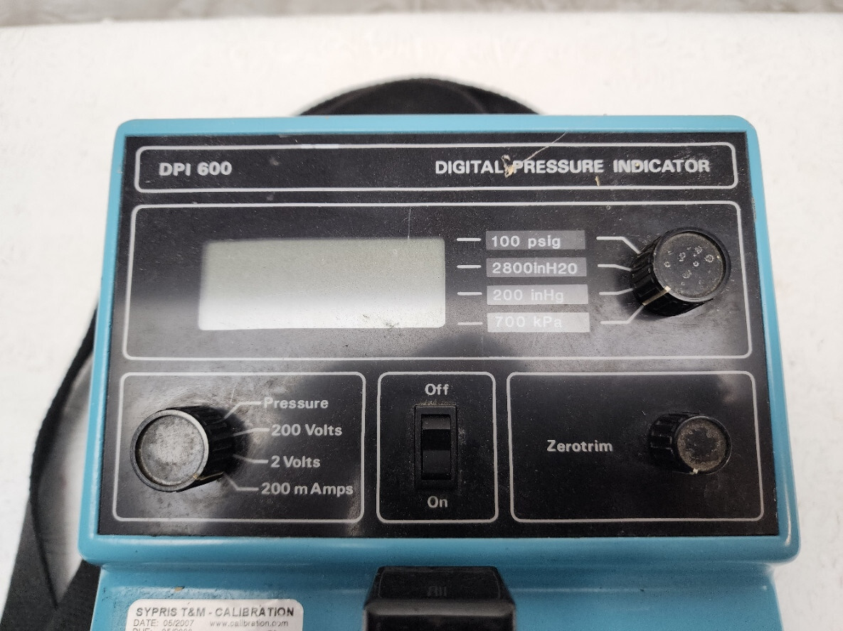 Druck/GE DPI 600 Digital Pressure Indicator/Calibrator (DPI600)