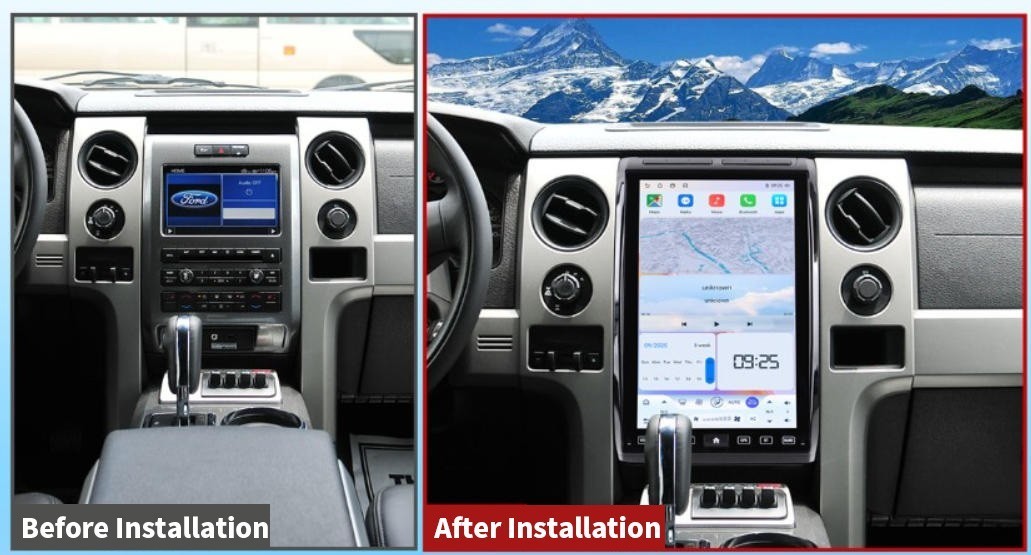 14.5" For Ford F150 2009-2014 Android Car Radio Stereo GPS Navi Carplay 4+64GB