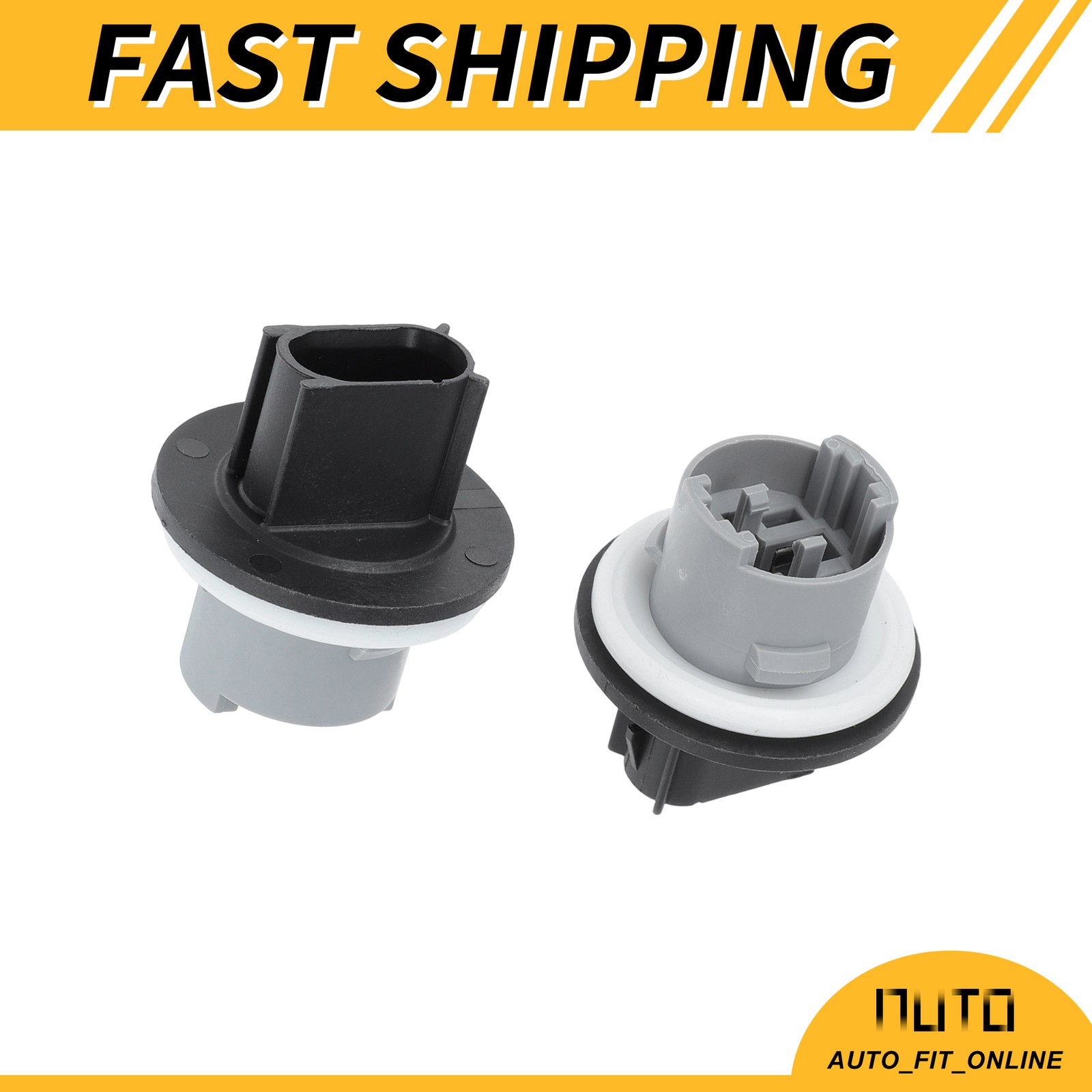 2 Pcs Turn Signal Light and Parking Lamp Socket for Chevrolet Camaro 10-15