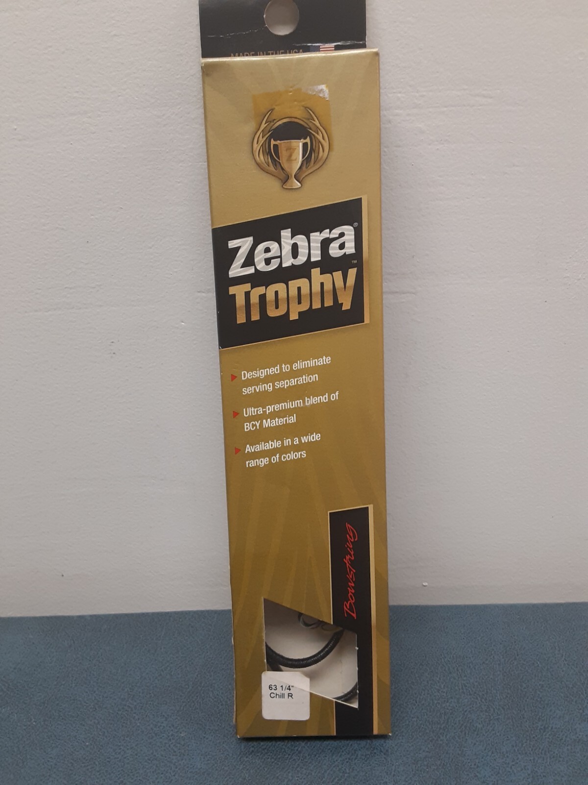 Zebra Trophy Bowstring 63 1/4" WTS/WTS/ Chill R - NEW