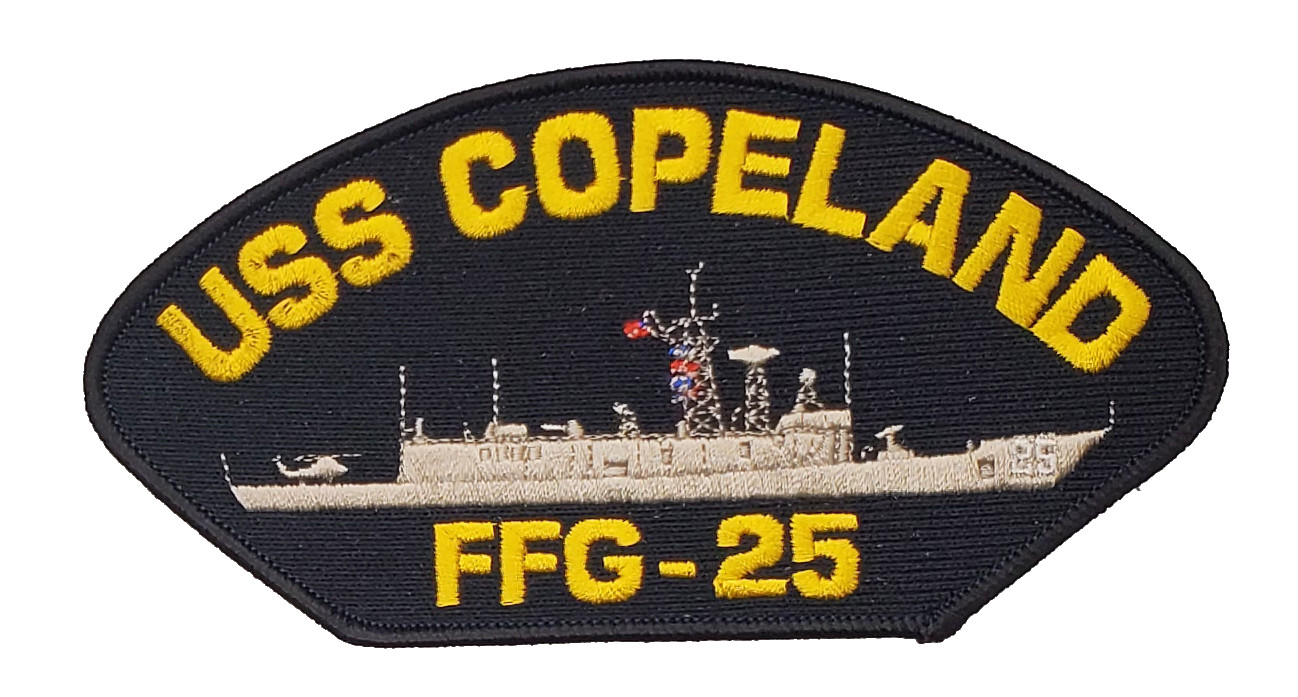 USS COPELAND FFG-25 Patch - Veteran Owned Business