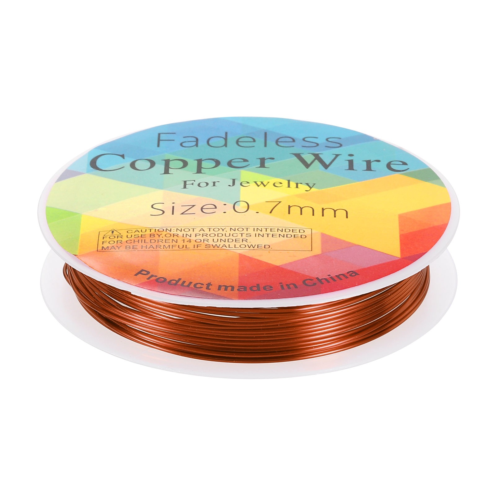 Jewelry Wire 10ft 21 Gauge Brass Craft Jewelry Wrapping Wire, Coffee