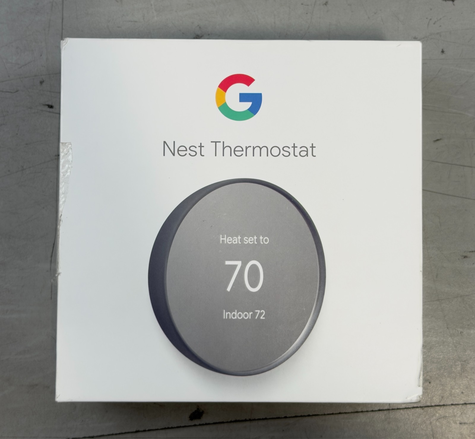 Google Nest Smart Thermostat, Charcoal - GA02081-US *OPEN BOX*