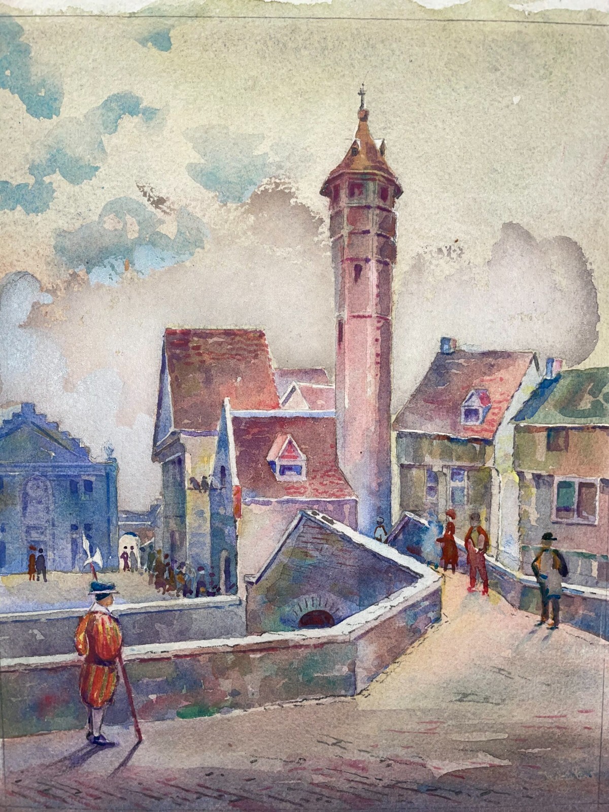 Carl Hibbeler Chicago A Century of Progress Charles Whacker Belgian Village!!!