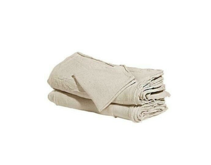 1000 New Industrial Shop Rags Cleaning Towels Natural Large 12x14 Towel A-Grade