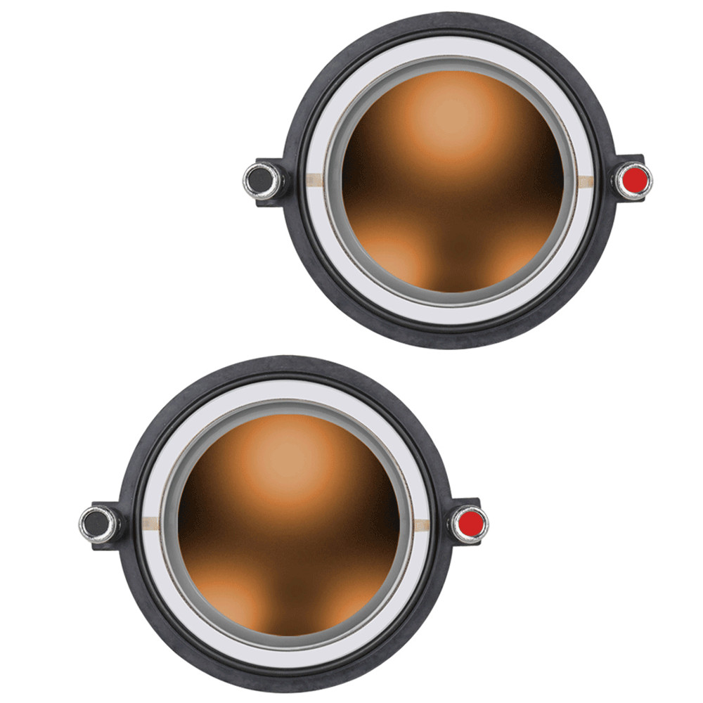 2Pack Diaphragm Replacement 74.5mm Titanium Coil Driver 8 ohm Speaker US SHIP