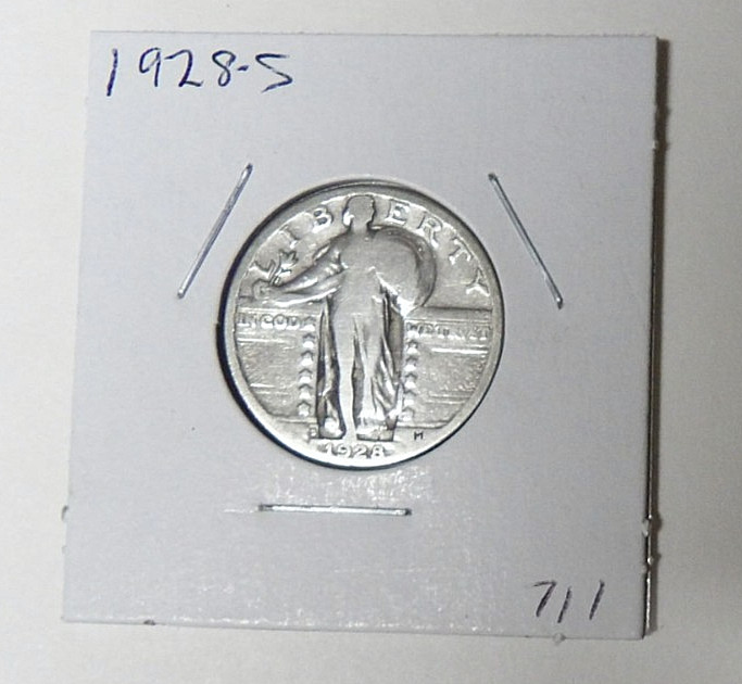 1928-S Standing Liberty Quarter VG Cleaned San Francisco Mint (112325)