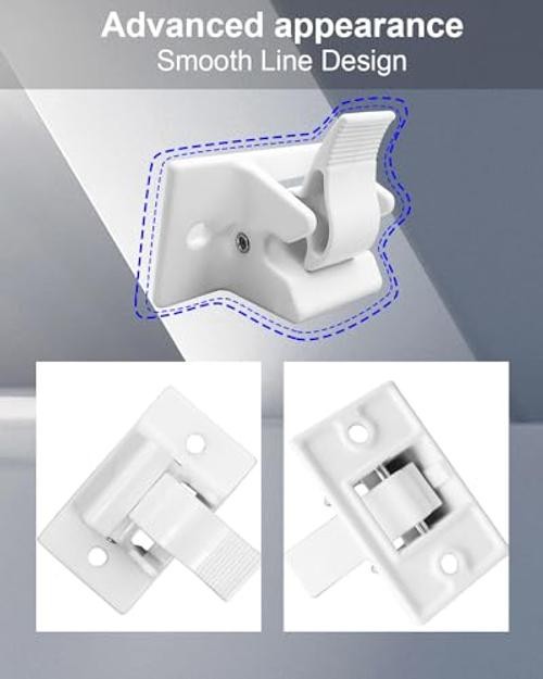 2Pcs RV Awning Bracket Replace 3104653.005, RV Camper Trailer Bottom Mounting