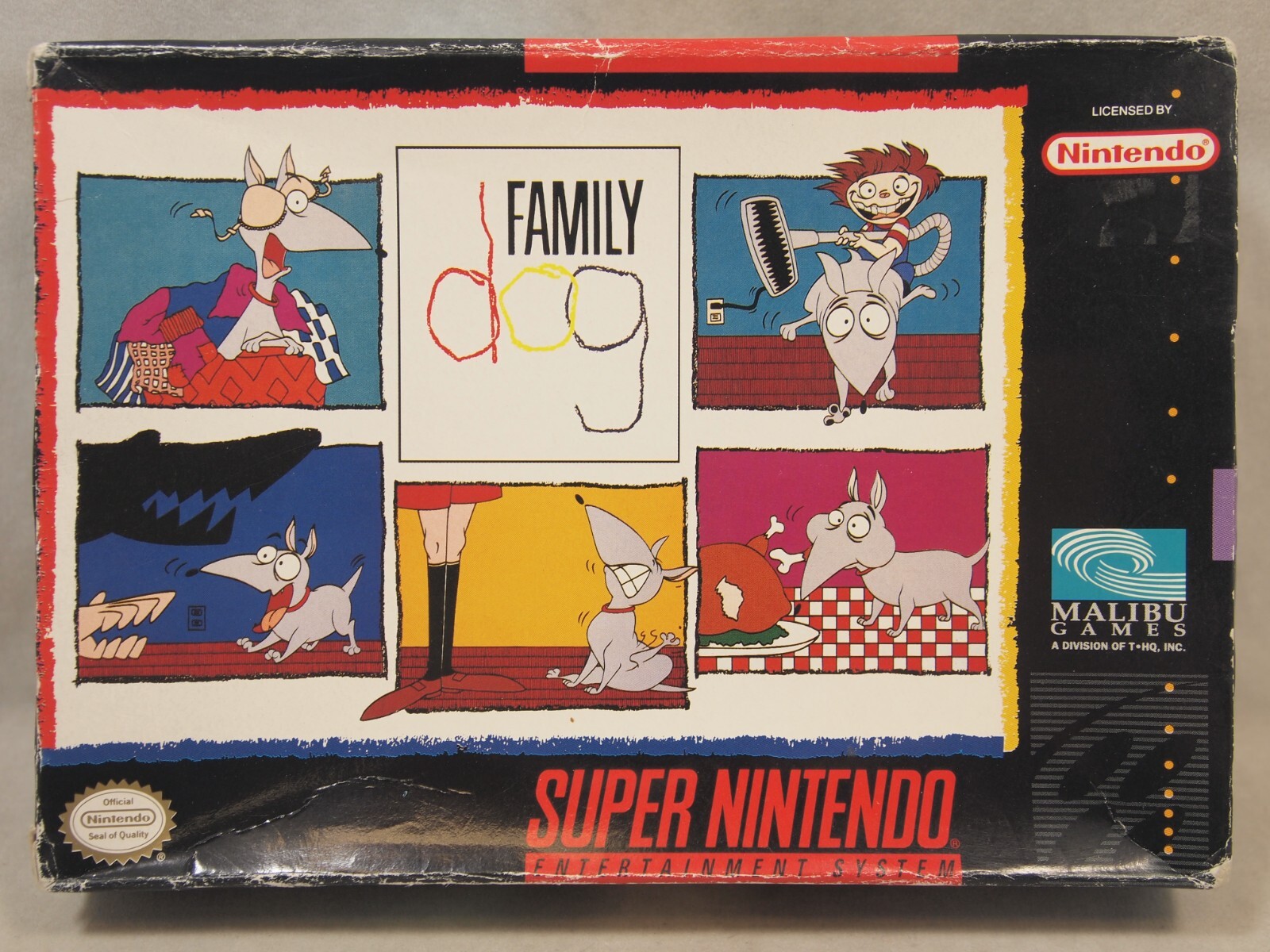 Family Dog (Super Nintendo | SNES) Authentic BOX ONLY