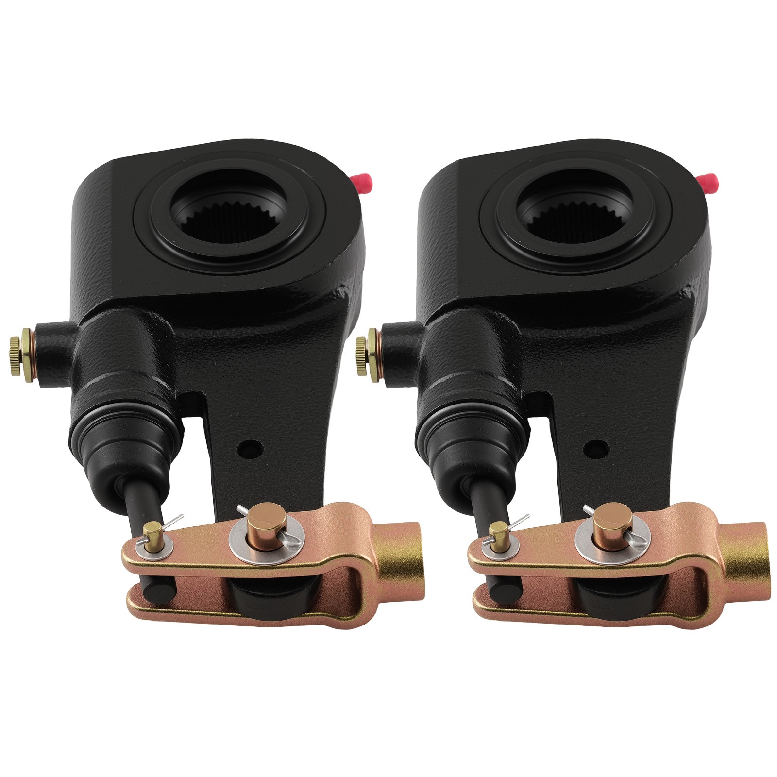 Pair 6" 28 Splines Automatic Slack Adjuster for Euclid E11402 Meritor R801074