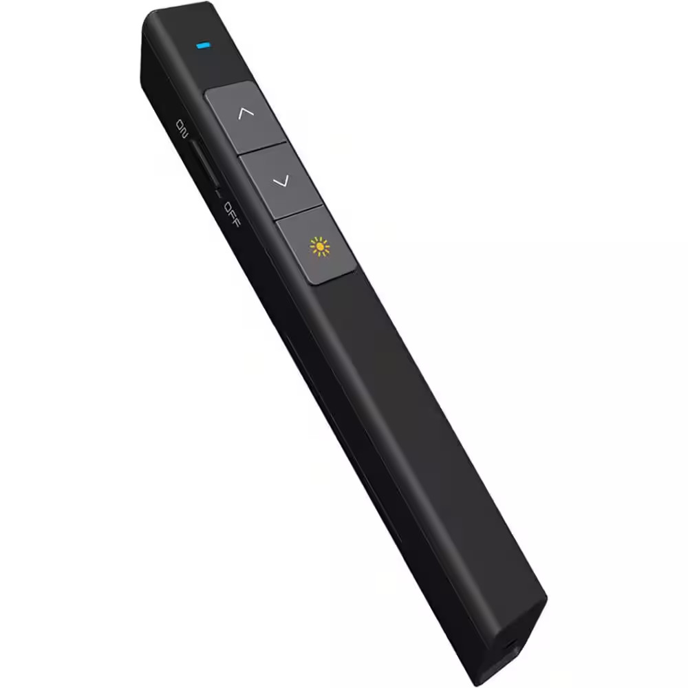 Wireless Presentation Clicker Remote W/Red Light Pointer Long Range and Wide Com