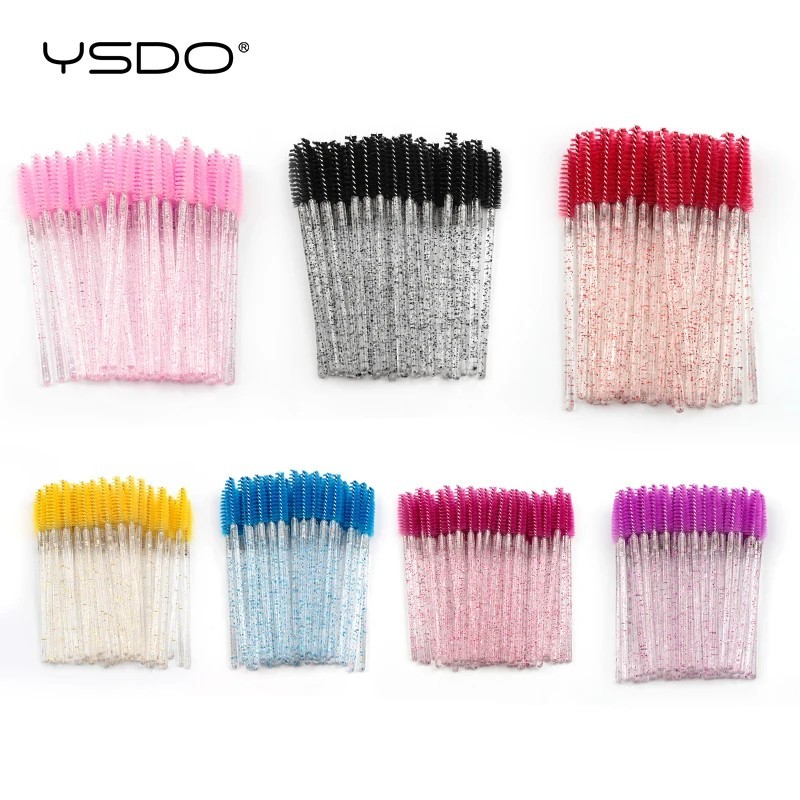 5/50Pcs Disposable Mascara Wands Eyelash Brushes Brow Lash Extension Spoolie App