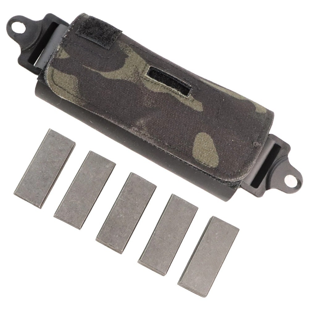 Tactical Helmet Counterweight Bag Balancing Pouch w/ 5 Weight Blocks Accessory