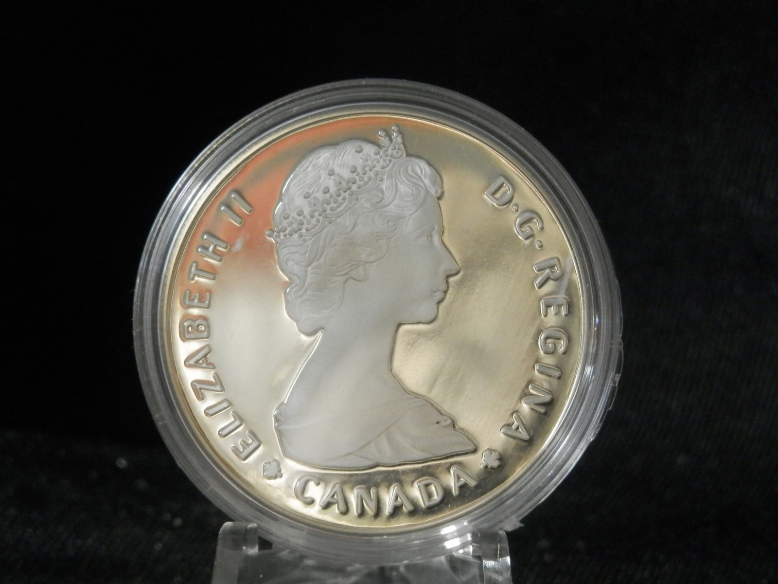 1985 Canada Silver Dollar National Parks Centennial Moose Commemorative Proof