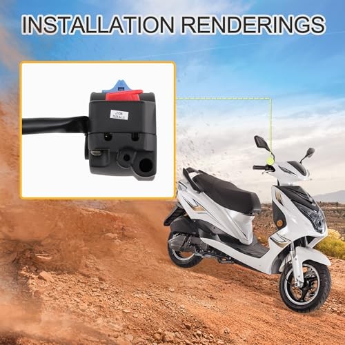 Right Start Switch Assembly Replacement for 50cc 70cc 90cc 110cc 125cc 150cc