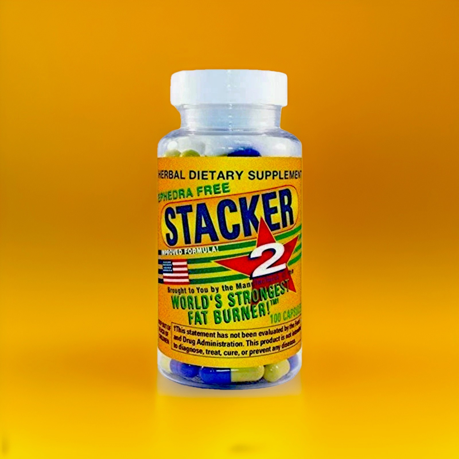 Stacker Two Weight And Fat Loss & Energy Boost- 100Ct - Supplement