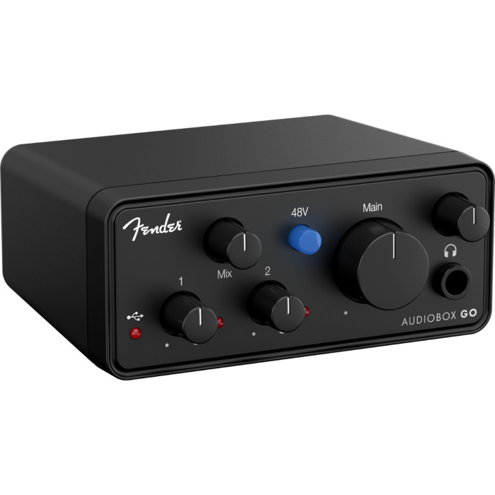 Fender AudioBox GO | 2x2 USB-C Audio Interface | Compact Mobile Recording