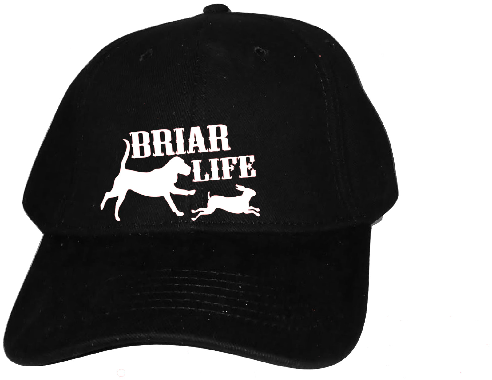 Cap Hat Black Solid Back Beagles Rabbit Hunting Tracking Briar Life
