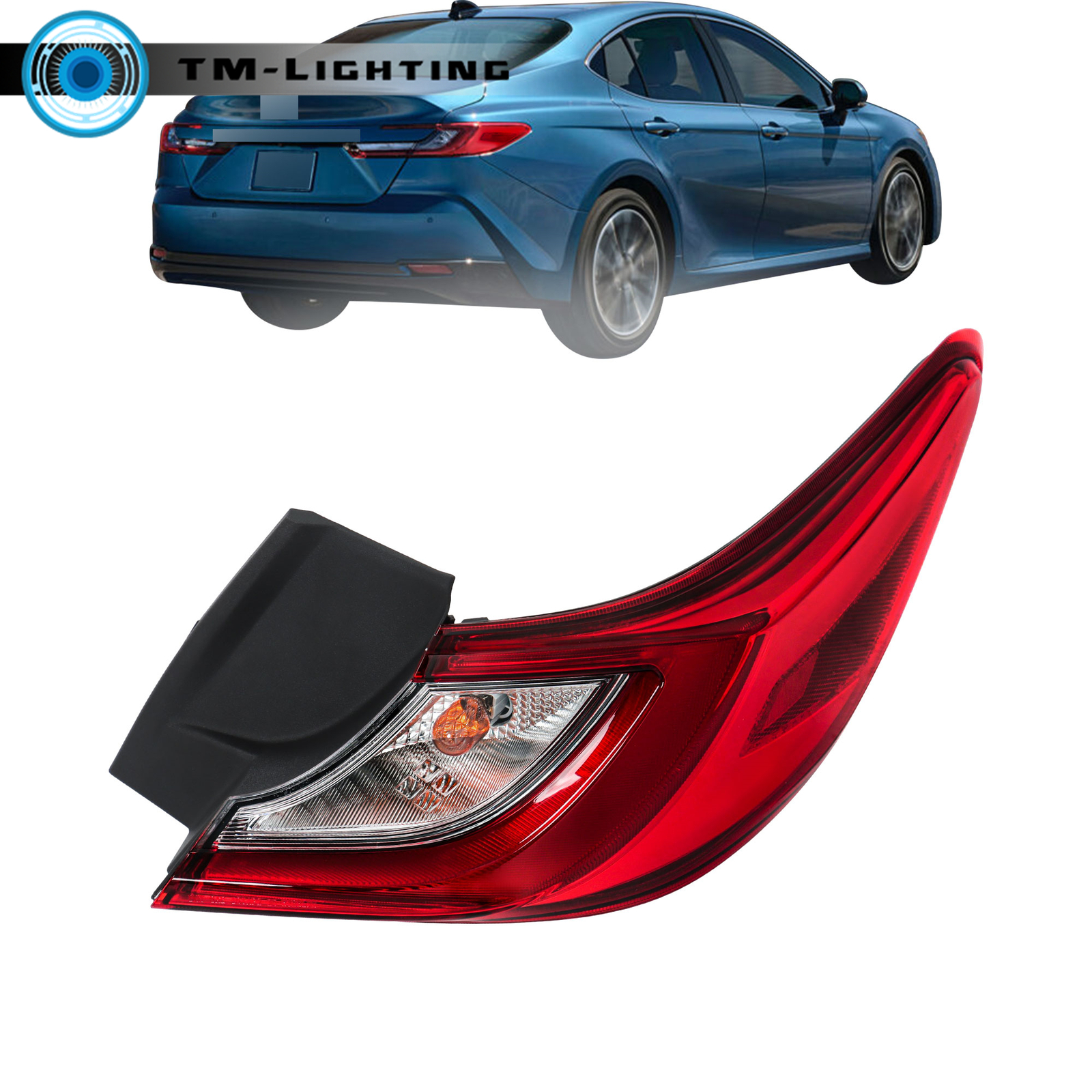 For 2025 Toyota Camry LE SE Passenger Right Side Lamp Outer Tail Light Halogen