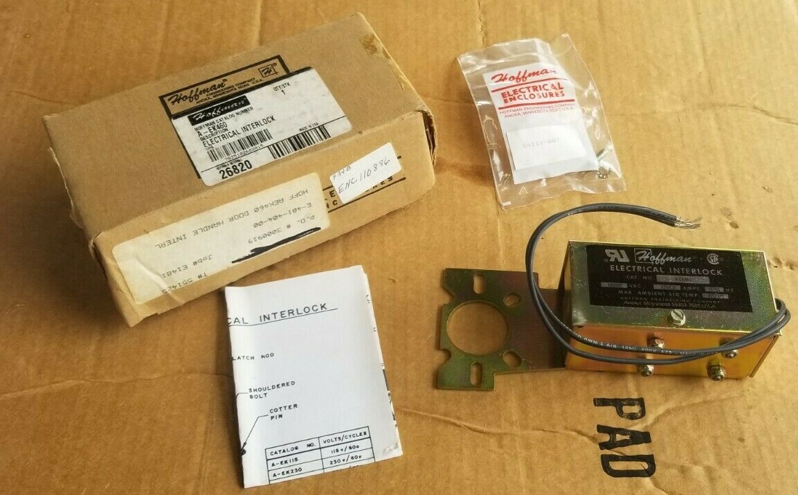 NIB Hoffman A-EK460 Electric Interlock 480/440 VAC 60/50 Hz