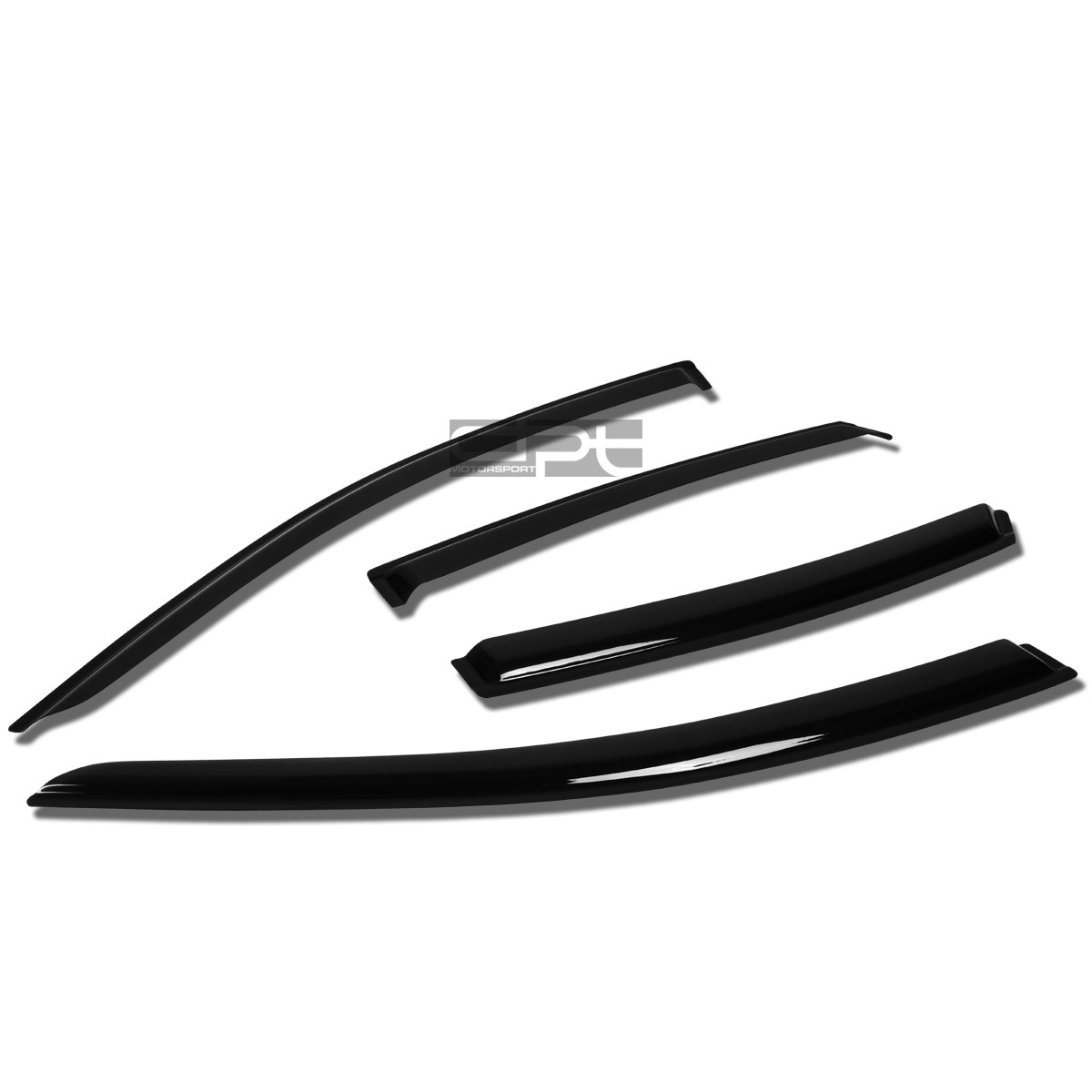 Fit 13-17 Altima Sedan Smoke Tint Window Visor/Wind Deflector Vent Rain Guard