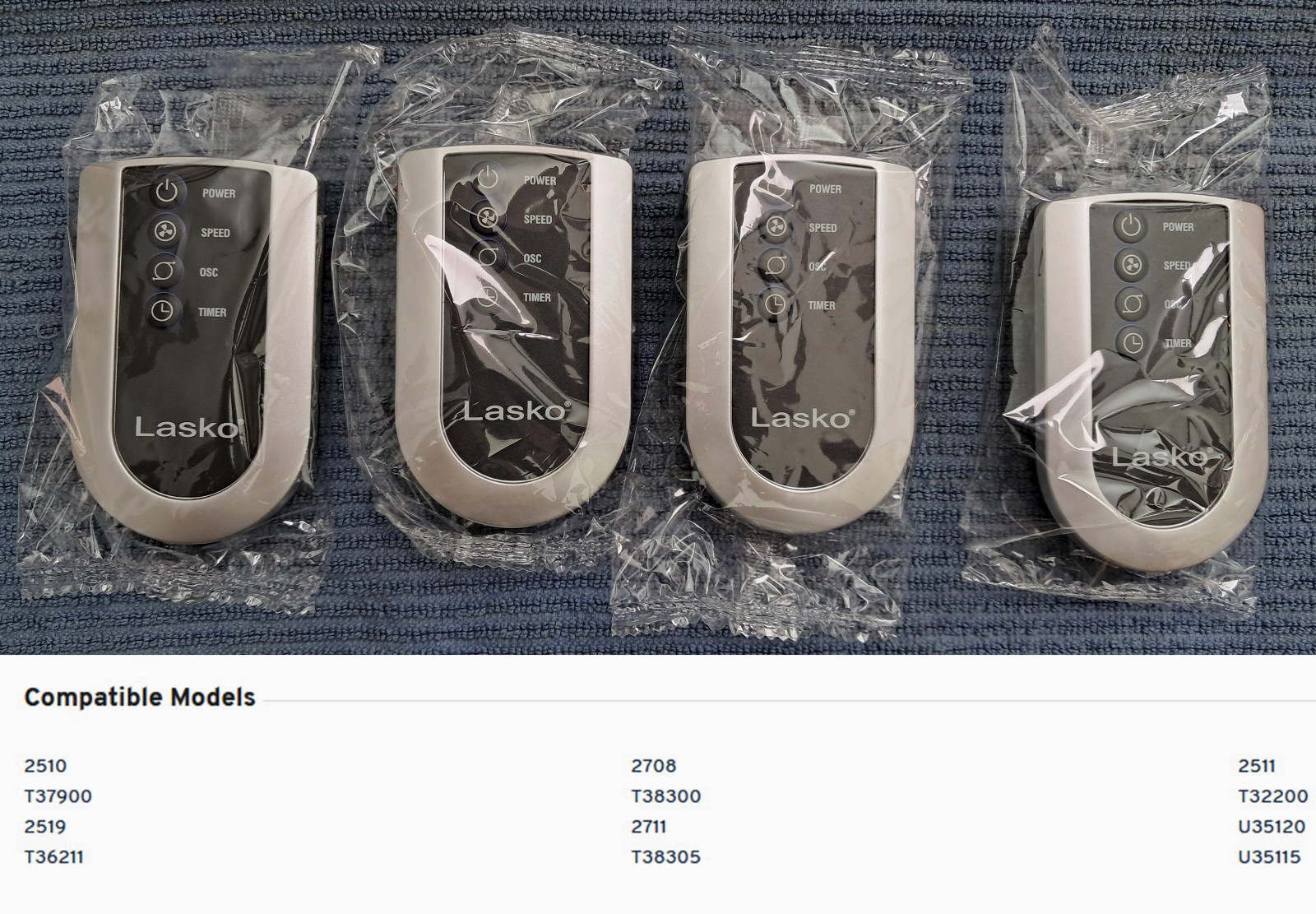 GENUINE 4 button Lasko Remote Tower Fan Controls NEW! +++ 4 Available++++2033667
