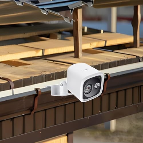 4 PCS Universal Solar Panel Gutter Mount Compatible with Ring Blink Arlo White
