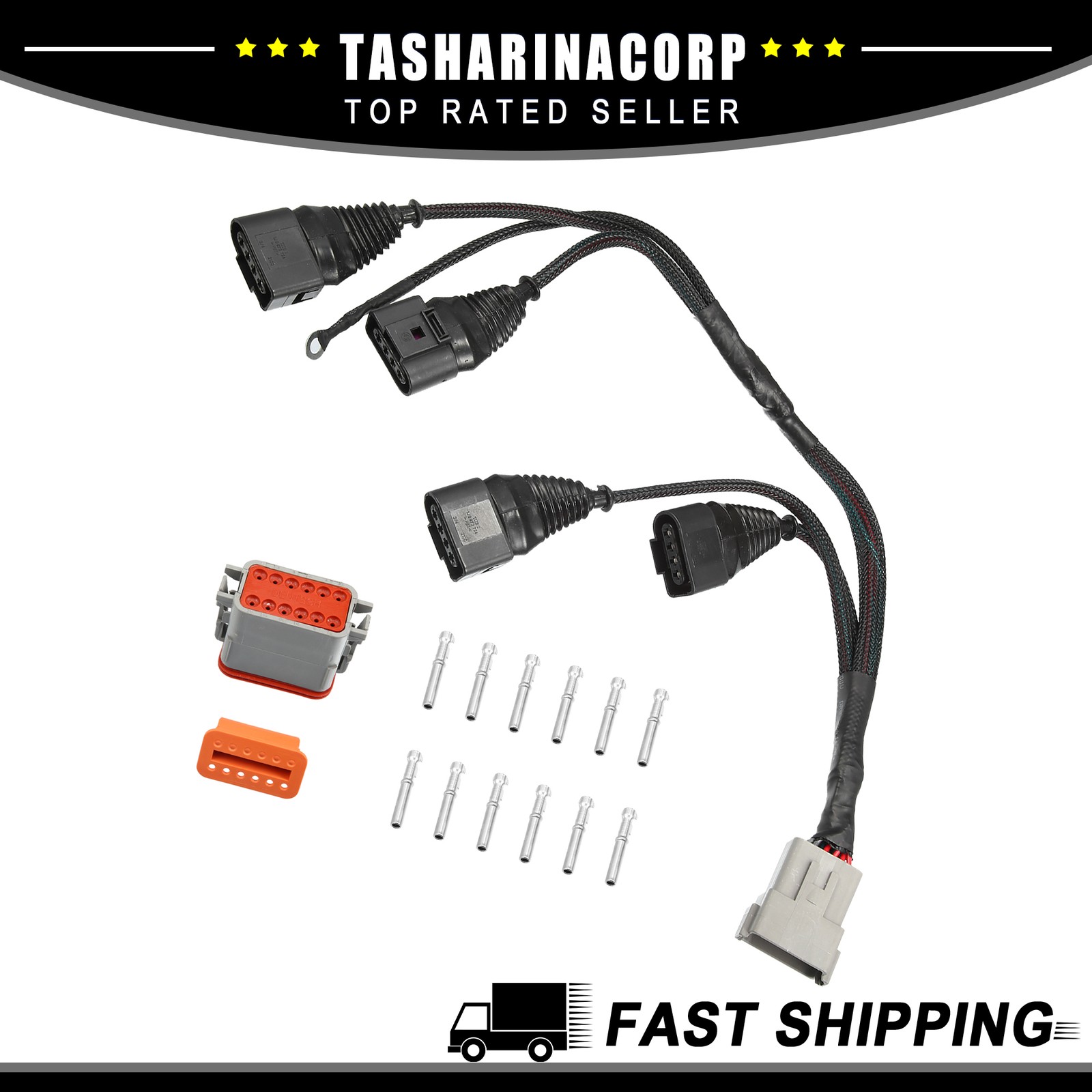 Piece of 1 Ignition Coil Wire Harness Plug 06B998018T fit for Audi fit for VW