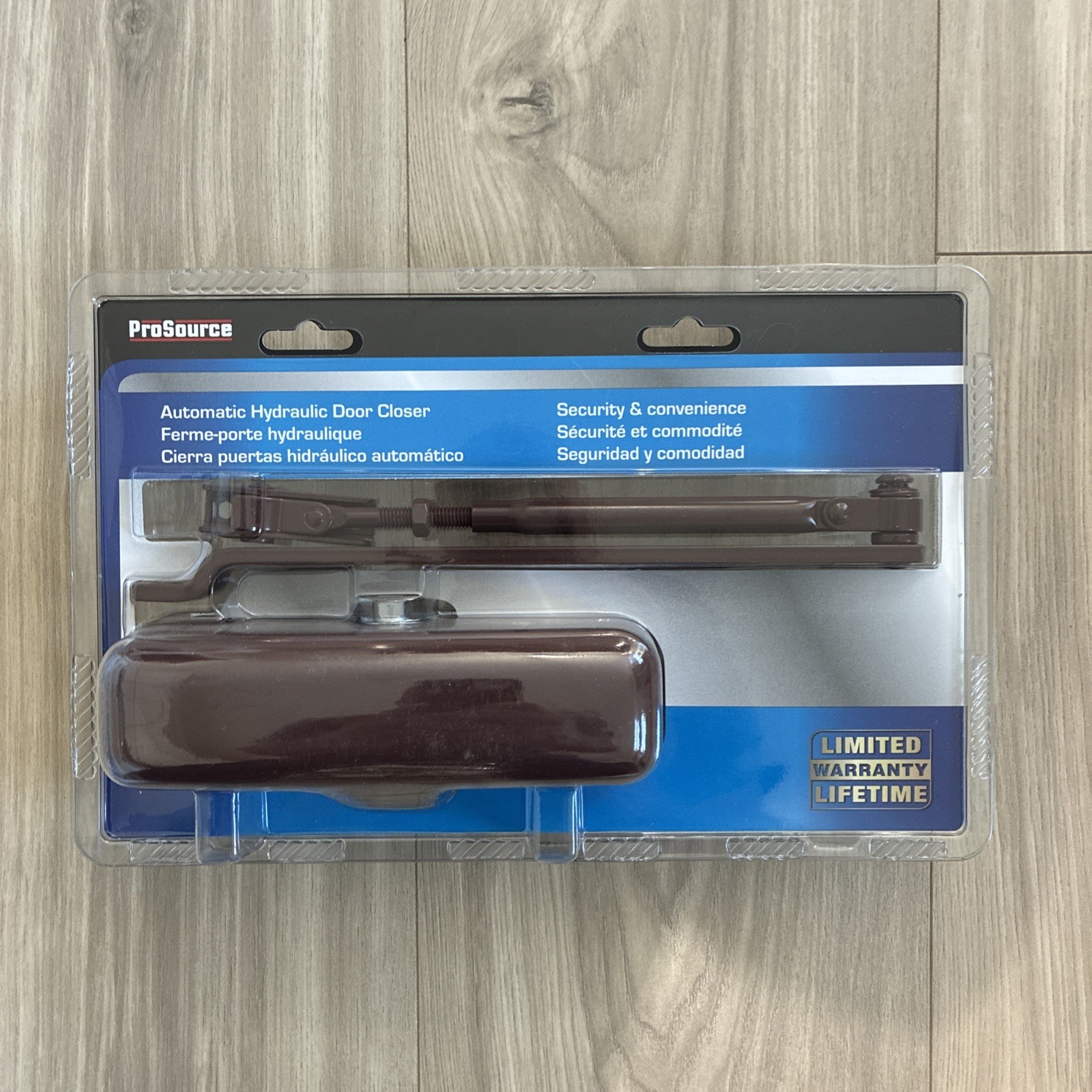 HYDRAULIC DOOR CLOSER Brown Left or Right Swing 36” Swing 100lbs