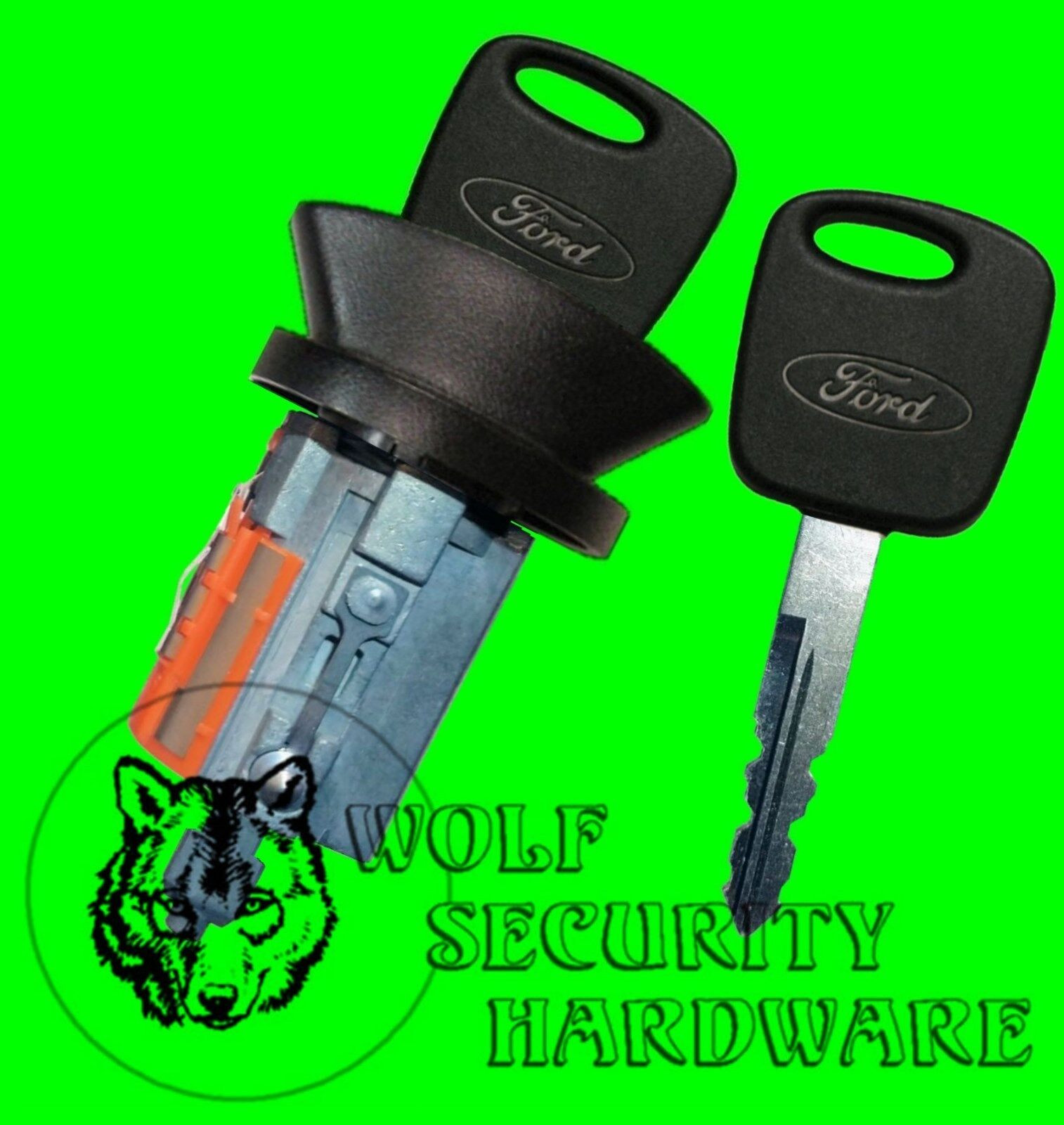 Ford F150 99-03 & Others Ignition Key Switch Lock Cylinder Tumbler 2 PATS Keys