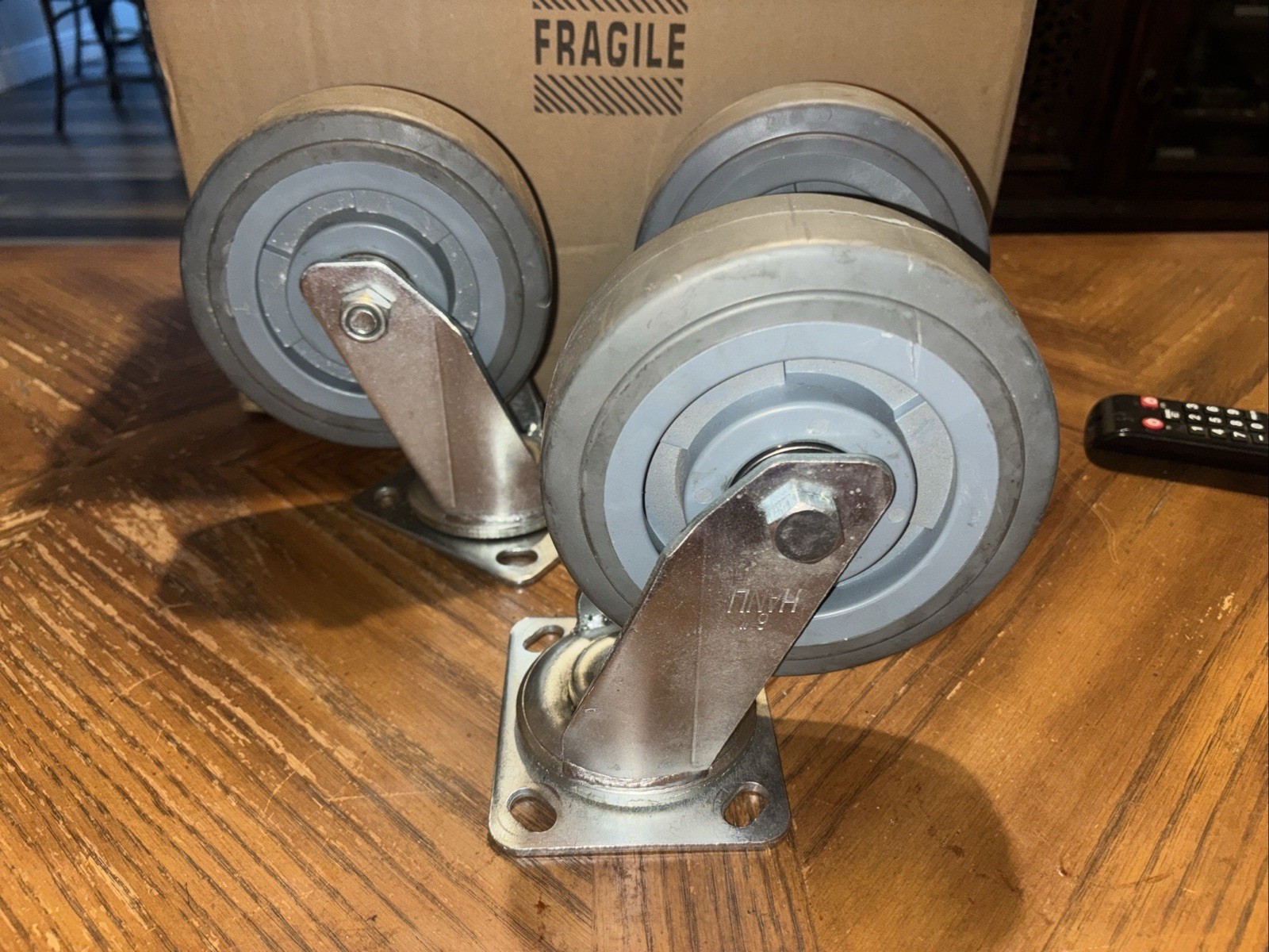 3-6”-2”w Hanli Stainless Steel Caster Wheels swivel  please see Description NEW