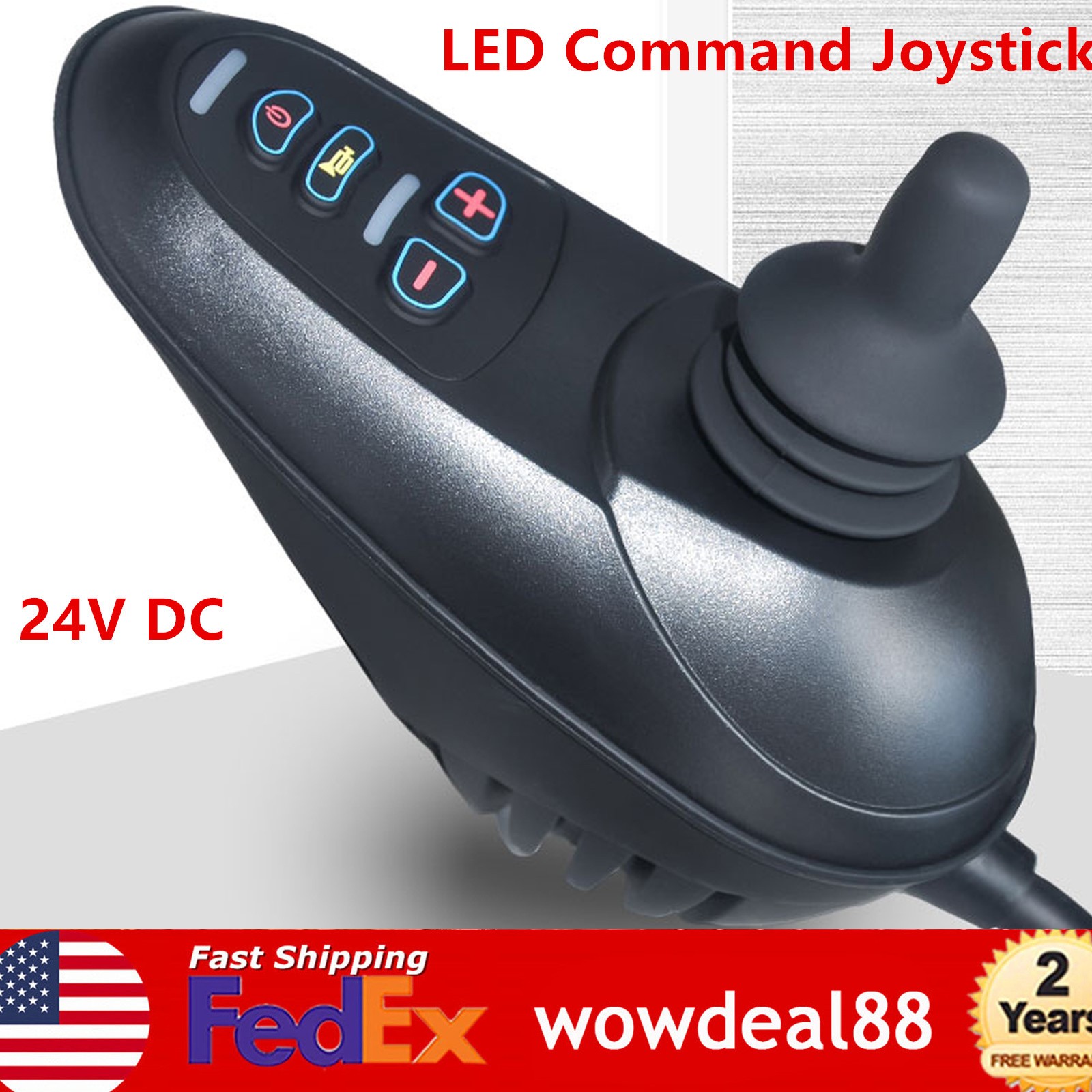 Electric Power LED joystick Wheelchair Controller Accessories Parts waterproof