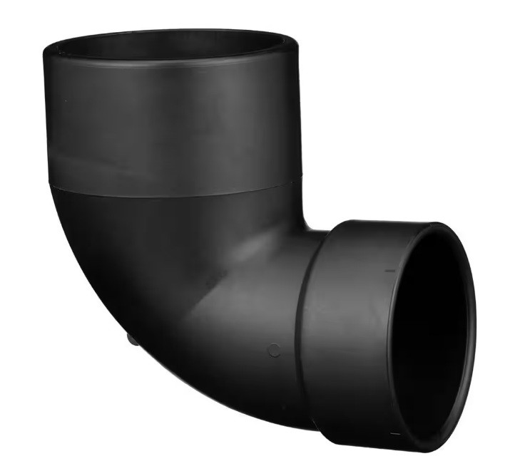 Charlotte Pipe 4 in. x 3 in. ABS DWV Spigot x Hub Closet Bend