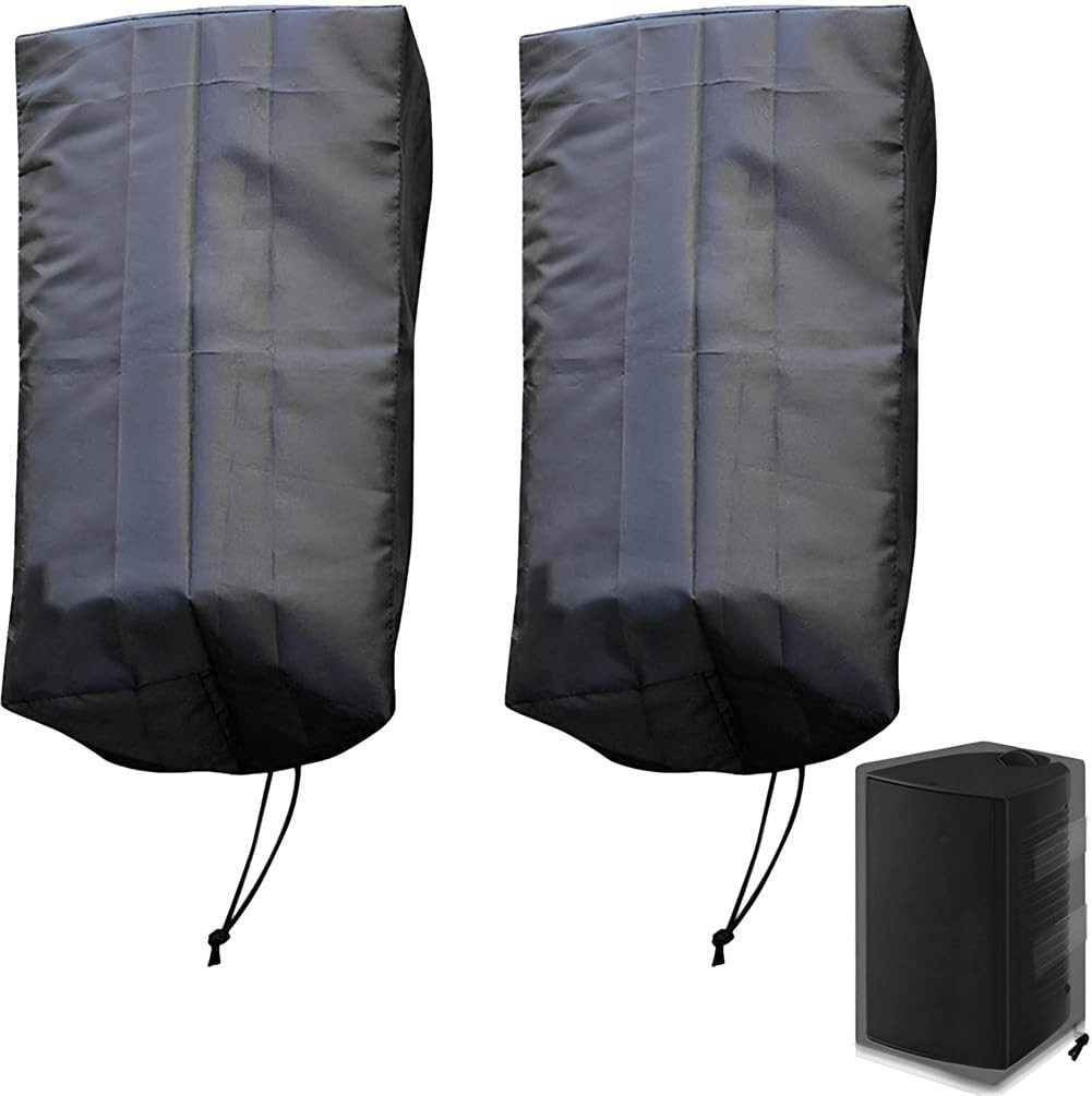 Wall Mountable Outdoor Indoor 2 Pcs Speakers Covers Heavy Duty Weatherproof W...