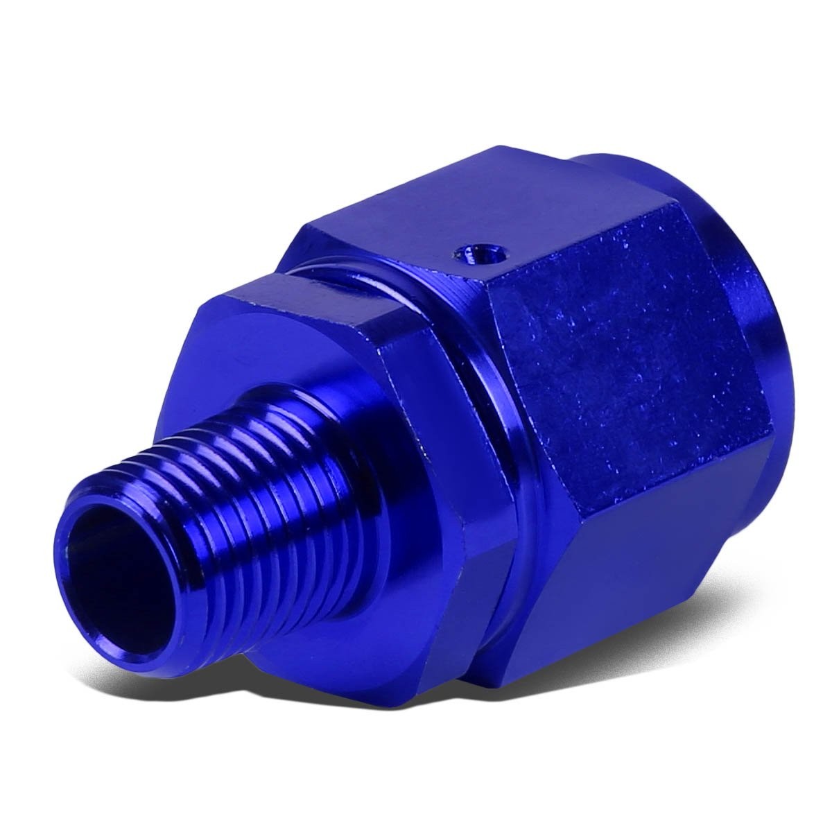Auto Dynasty 10-AN AN Female to Male NPT, 10AN 1/4" NPT (Blue)